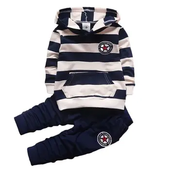 

BOTEZAI spring autumn new fashion baby boys girls hoodies sport suit Children clothing set toddler casual kids tracksuit set