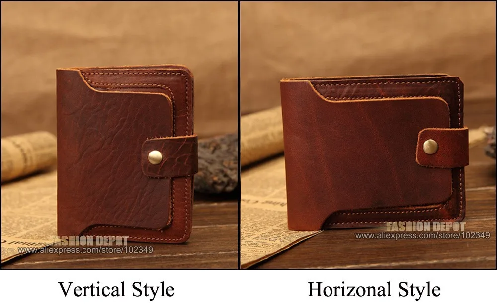 Genuine Leather wallet 5302-1+ 5302-2