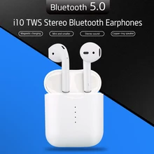 TENACHI i10 TWS Mini Wireless Bluetooth Earphone Stereo Earbud with Wireless Charging Battery Box