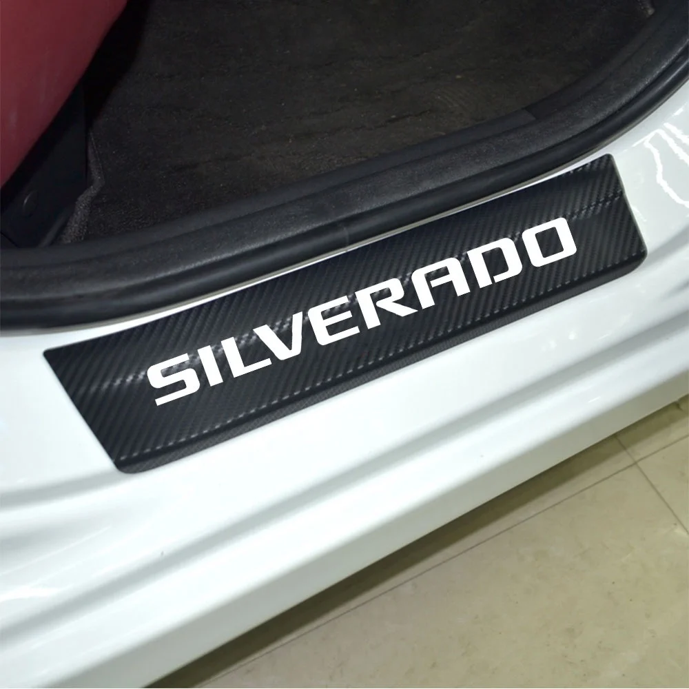Наклейка для Chevrolet Silverado декоративная накладка из углеродного волокна Виниловая