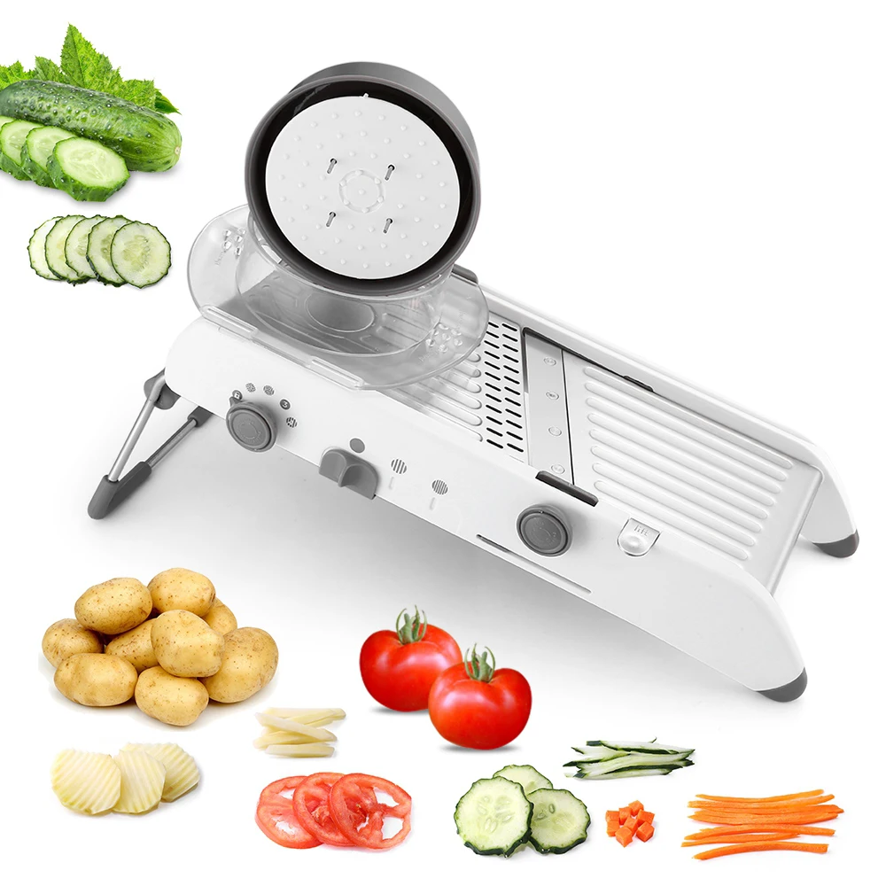 

Multifuncional Adjustable 4 Gear Titanium Alloy Vegetable Cutter Slicer Professional Vegetables Fruit Slicer Cutter Kitchen Tool