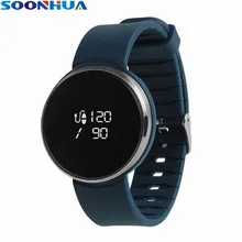 Soonhua Bluetooth 4.0 Водонепроницаемый Смарт Браслет спортивные часы сердечного ритма Приборы для измерения артериального давления Шагомер сна Мониторы Фитнес браслет