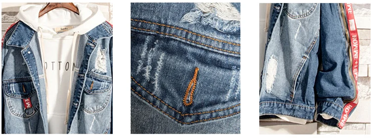 DIMUSI Mens Denim Jacket Trendy Fashion Ripped Denim Jacket Mens Hip Hop Streetwear Jeans Jackets Male Cowboy Coats 3XL,YA736 DIMUSI Mens Denim Jacket Trendy Fashion Ripped Denim Jacket Mens Hip Hop Streetwear Jeans Jackets Male Cowboy Coats 3XL,YA736