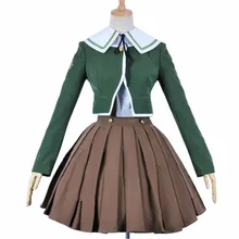 Danganronpa Dangan-Ronpa Chihiro Fujisaki Униформа пальто юбка рубашка аниме Хэллоуин косплей костюмы для женщин