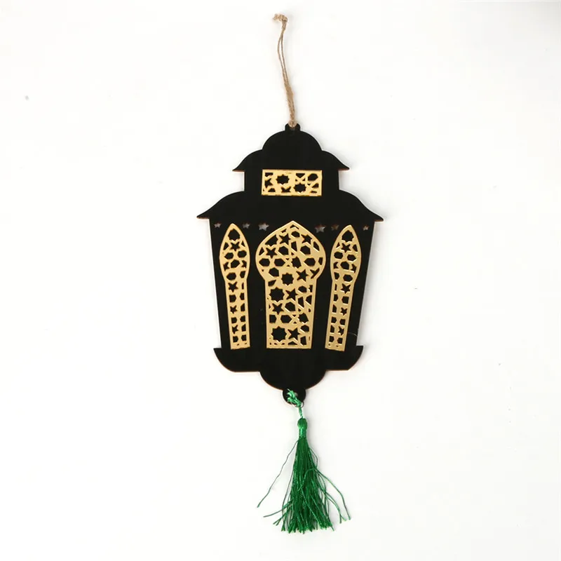 DIY Eid деревянный кулон EID MUBARAK Декор для дома Рамадан украшения Висячие Подвески Исламские мусульманские Вечерние принадлежности для декора - Цвет: Q