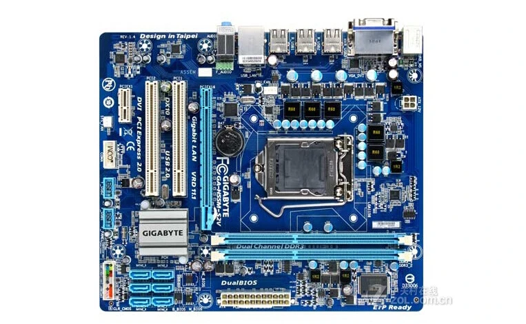 original motherboard for Gigabyte GA-H55M-S2V DDR3 LGA 1156 for I3 I5 I7 CPU H55M-S2V H55 Desktop motherboard Free shipping asus ga h55 ud3h h55 1156 computer motherboard with integrated needle i3 530 i3 750 quad core cpu package