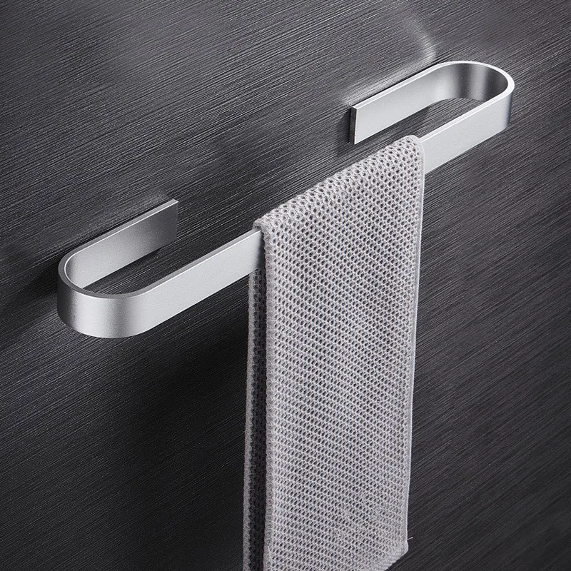 

Bathroom Waterproof Punch-free Towel Storage Rack Household Toilet Accessories with Super Glue