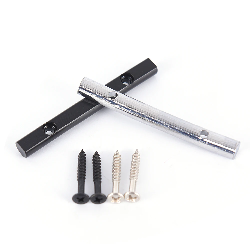 

Black/Silver Metal Electric Guitar String Retainer Bar With 2 Mounting Screw Guitar Accessories& Parts