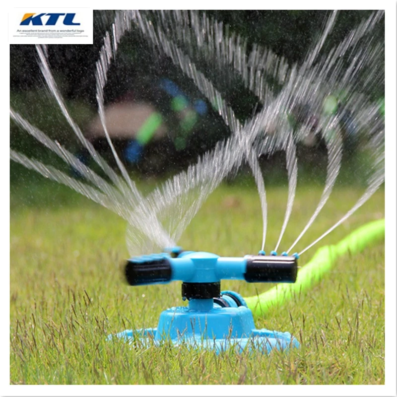 KTL Garden Plastic Sprinkler Automatic 360 Degree Rotation Sprayer Watering sprinklers