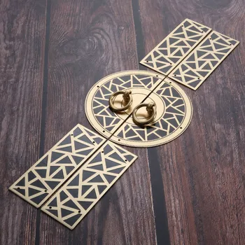 

1Set Vintage Antique Bronze Cabinet Handles Chinese Style Furniture Handle Drawer Knobs Wardrobe Door Pulls Furniture Hardware