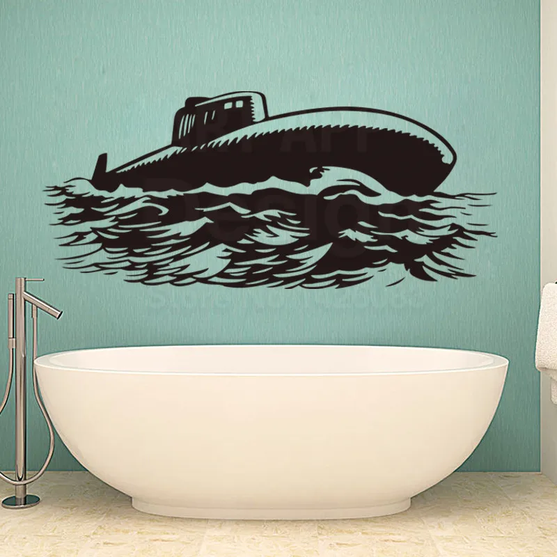 Art creative design home decor cheap vinyl Sea submarine Wall Sticker colorful house decoration cartoon war ship decals in rooms Art creative design home decor cheap vinyl Sea submarine Wall Sticker colorful house decoration cartoon war ship decals in rooms