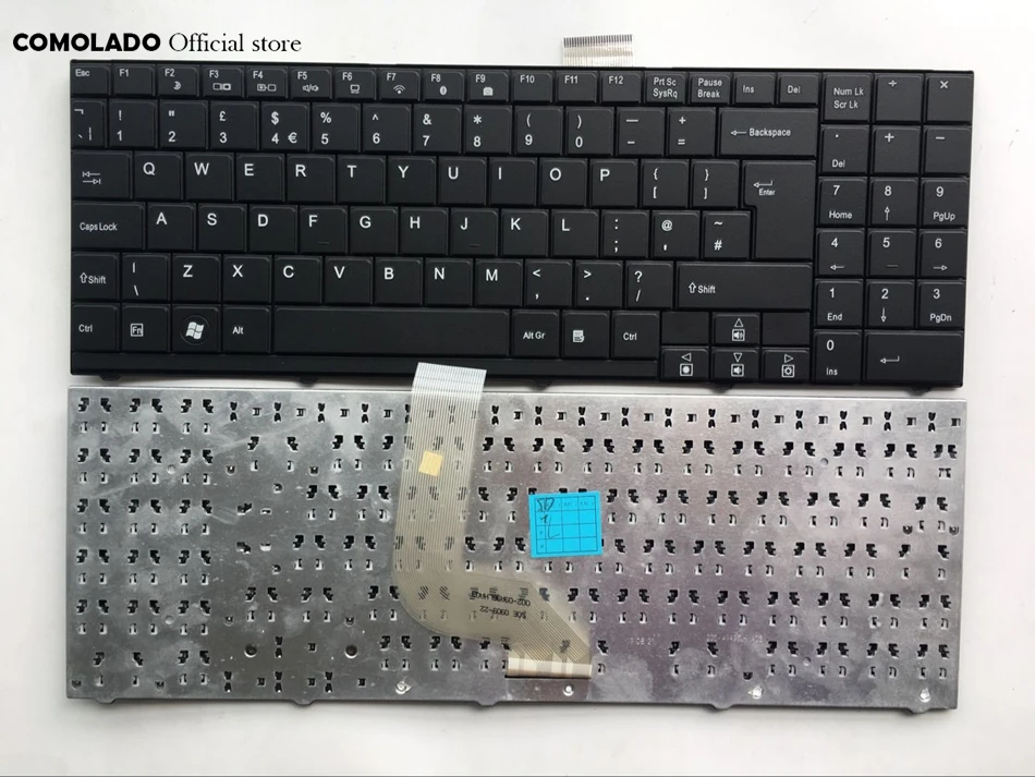 

UK Laptop keyboard For Medion S5612 MD97424 MD97644 MD97798 MD97930 Black keyboard UK Layout