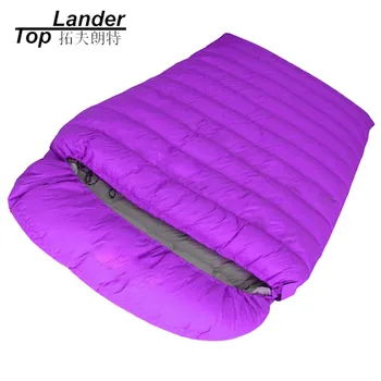 

Winter Camping Sleeping Bags Double Couple Envelope Sleeping Bags Feather Adult Hiking Duck Down Double Sleeping Bag