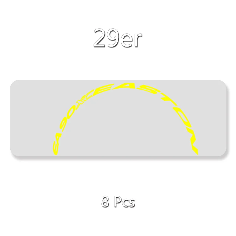EA90XC Набор для обода колеса наклейки/наклейки горного велосипеда/велогонка велосипеда для 26/27. 5/29 дюймов MTB DH - Цвет: 29er Yellow