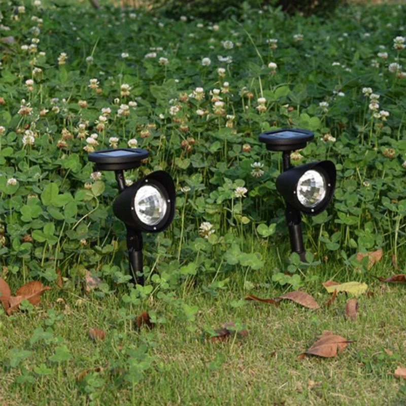 Led Solar Lamp Solar Spotlight Adjustable Solar Powered Lamp LED In-Ground Light Waterproof Landscape Wall Light Outdoor Garden (9)
