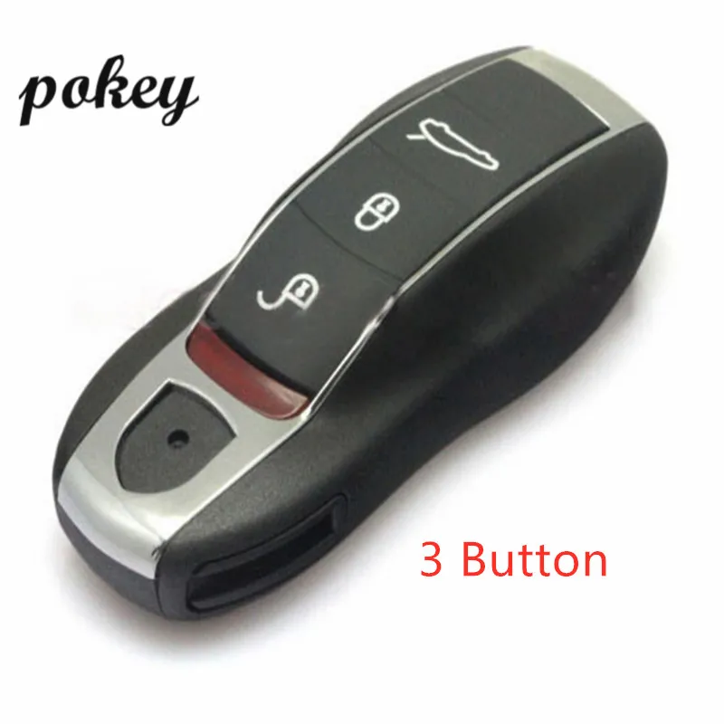 5 шт./для porsche DAKATU 3 кнопки Smart Keyless Entry Remote Key Case в виде ракушки Panamera macan cayenne Замена smart key - Количество кнопок: 3 buttons