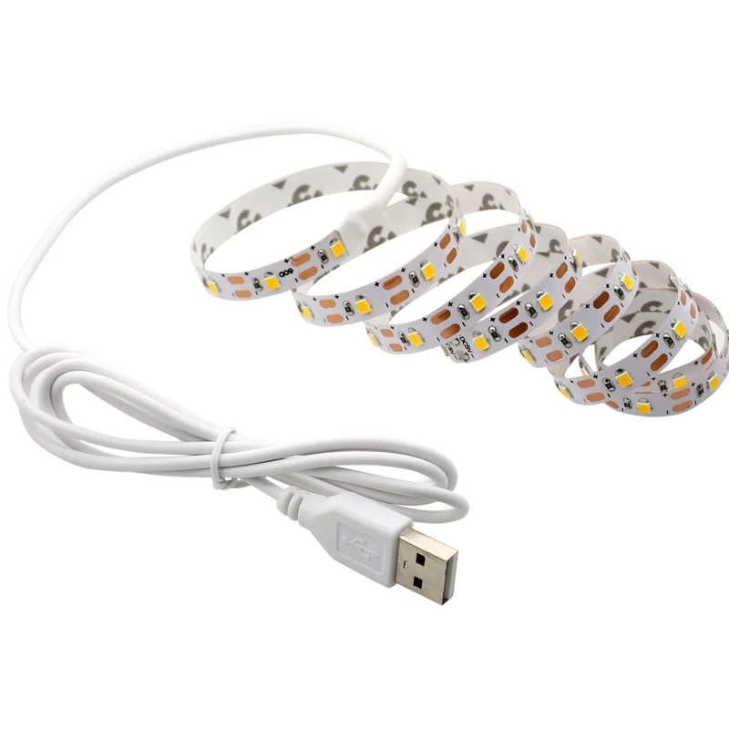 

USB LED Strip SMD 2835 Led Strip Light RGB White Light Warm White Neon Light 1 M 2 M Waterproof Rgb Led Strip Home Party Outdoor