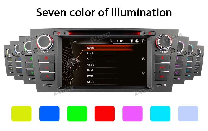 Perfect A-Sure 1 Din 7" Car Radio GPS DVD Player Stereo Navigation For BMW E90 E91 E92 E93 Navi 318 320 325 330 330 3er Car Multimedia 14