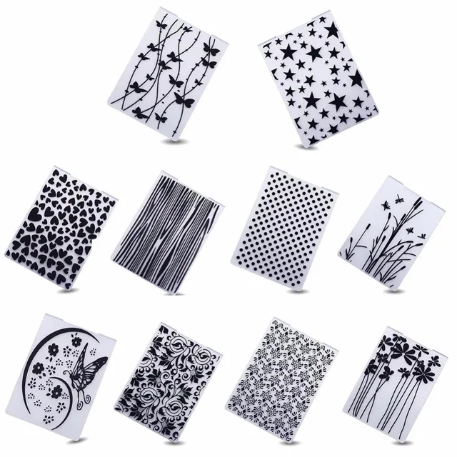 card embossing mold paper cardboard template diy scrapbooking photo