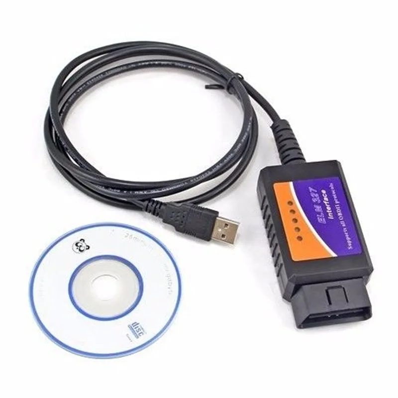 Горячая Автомобильная диагностика easydiag ELM327 USB пластик OBD2 Авто диагностический