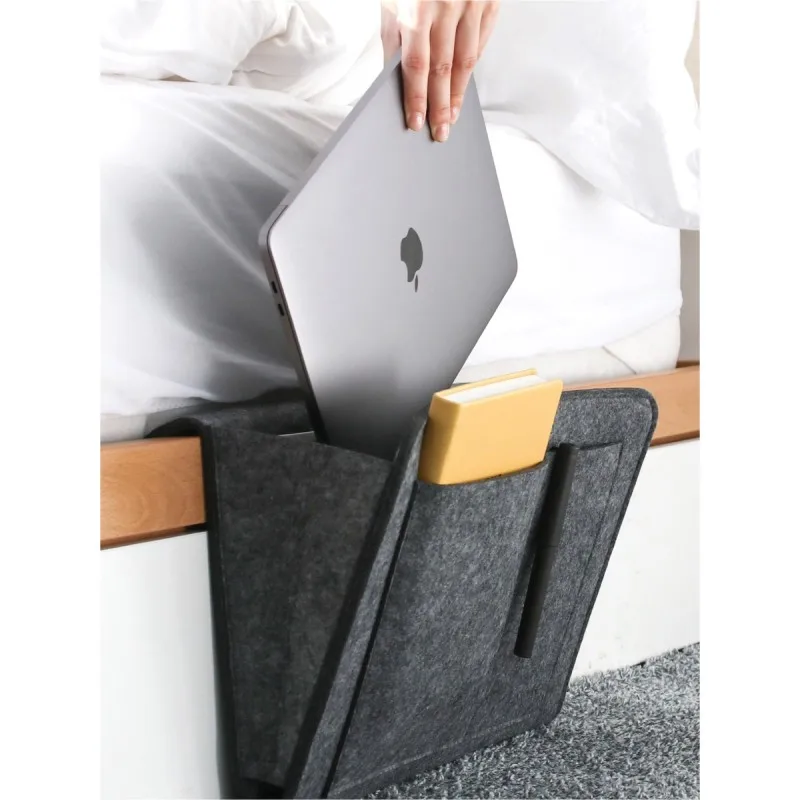 

Hanging storage bag portable bedside household storage bag sundries book remote control bag magazine mobile phone storage box