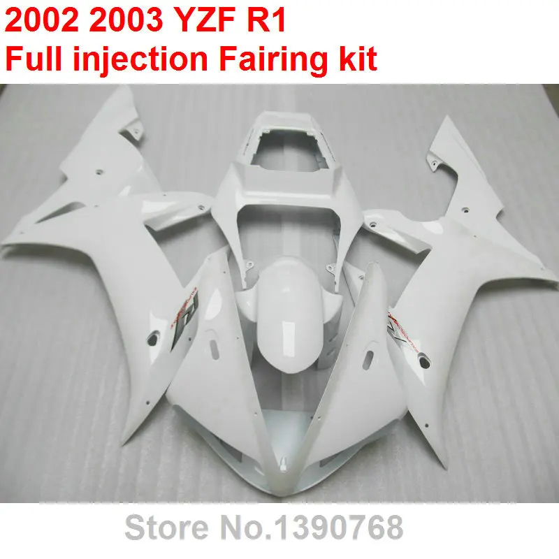 Комплект обтекателей под давлением для YAMAHA R1 2002 2003 комплект кузова синего и