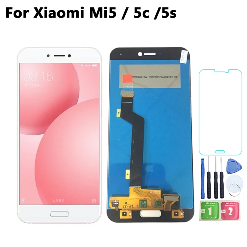 

5.15'' LCD For Xiaomi Mi 5 5C 5S LCD Display Touch Screen Digitizer Panel Assembly Replacement For Xiaomi mi5 mi5c mi5s