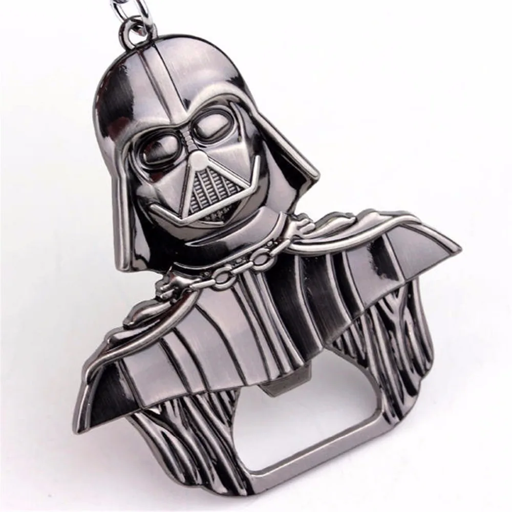 

Star Wars Darth Vader Alloy Beer Bottle Opener Keychain Jewelry Toy High Quality Openers For Kitchen Tools Kitchen Gadgets