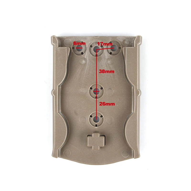 paintball airsoft gun ar 15 accessories tactical ML17 MOLLE mounting system nylon insert special connecting plate for hunting (7)
