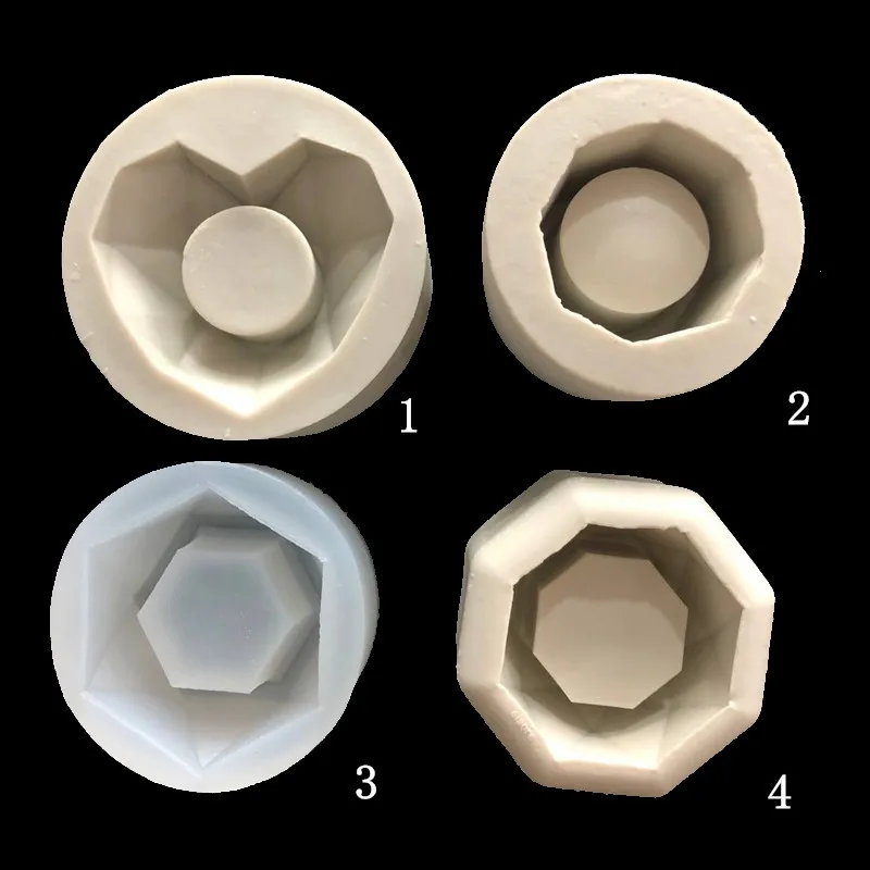 

DIY multi-dimensional multi-meat flower pot mousse silicone mold, candle base, sugar cake, chocolate baking mold.