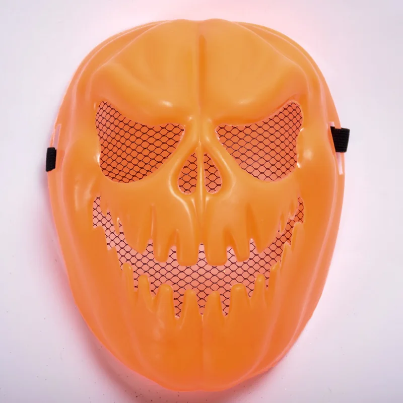 Halloween Pumpkin Mask Light Skull Trick Toys Mask Decorative Full Head Face Mask Halloween