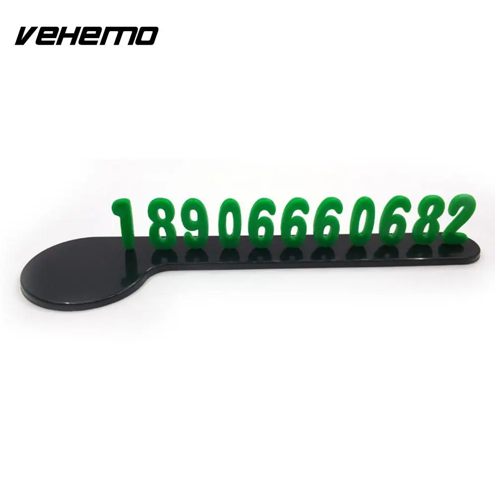 Vehemo временная парковка автомобильный Стайлинг номер телефона карта парковки