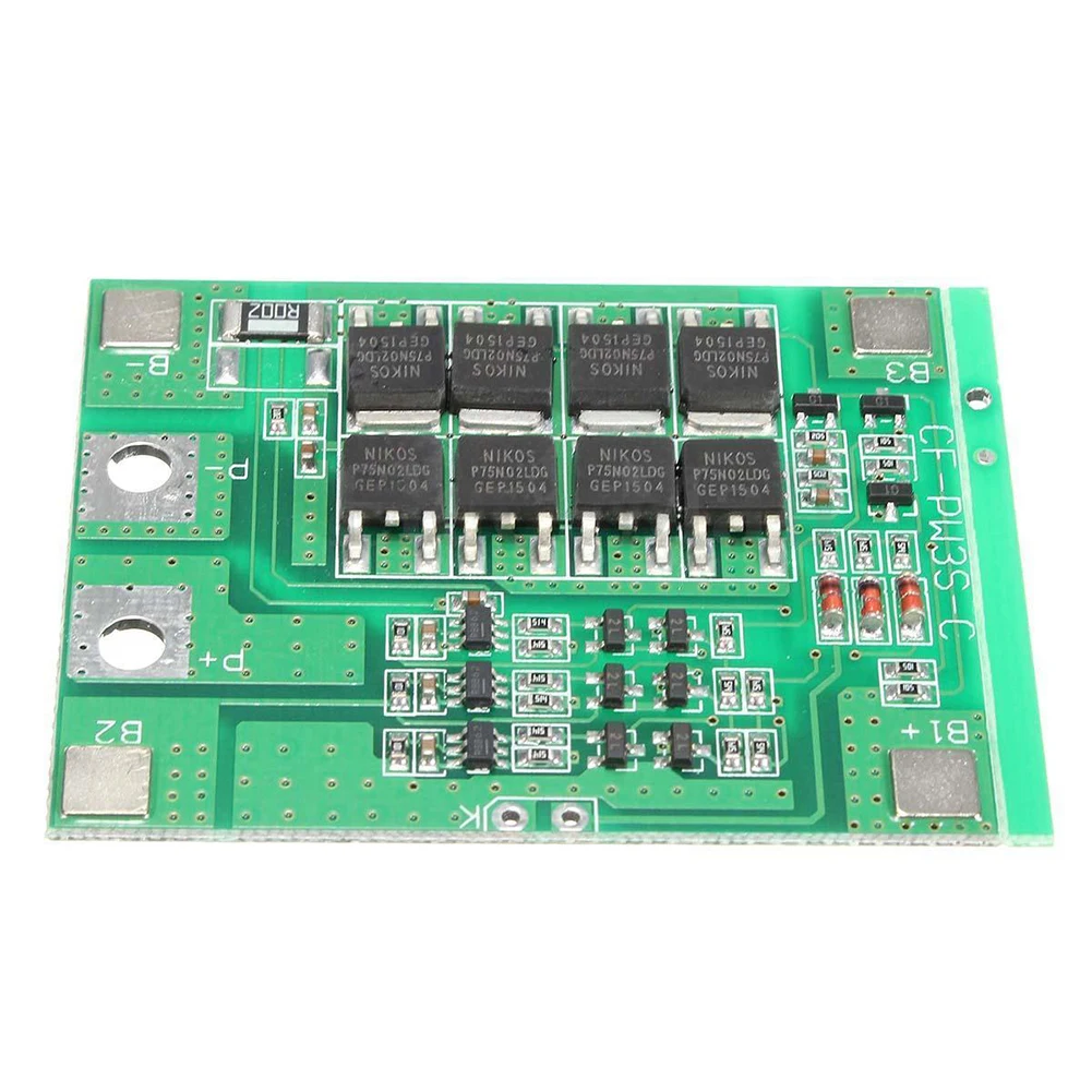 

3S 24A Protection Board for Li-ion Lithium Battery 3.7V 18650 Charger Battery green