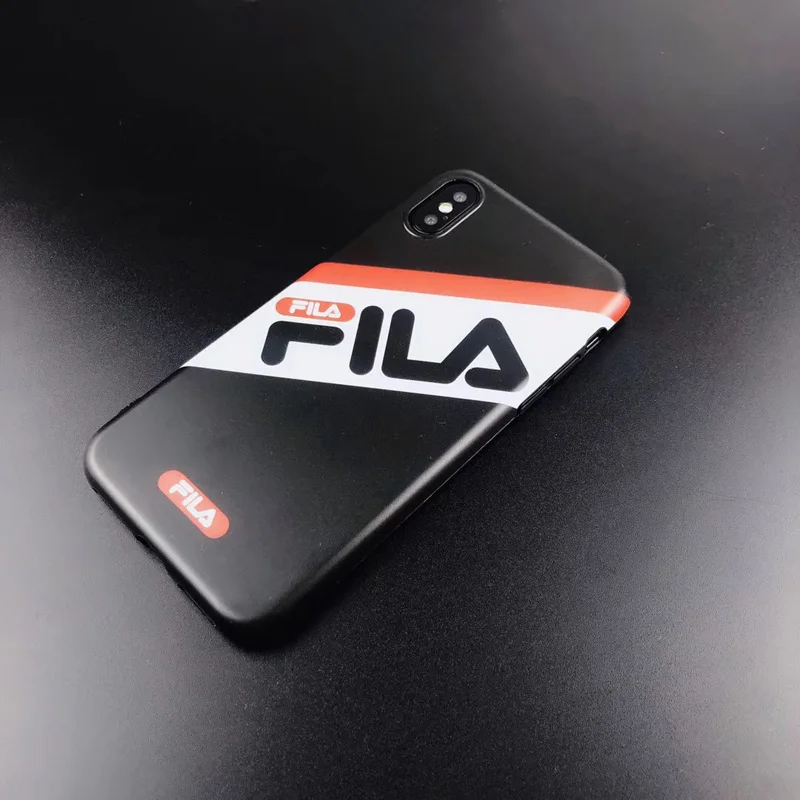 

Luxury Italy Sports Brand Luxury Soft Matte Phone Case For iPhone X 10 XS 6 6S 6Plus 7 8 Plus Back Cover Case