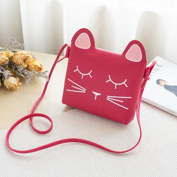 

Women Bag Kawaii Cute Animals Designer handbags Small Cat Bags Mini Flap Bags PU Leather Grils Shoulder Crossbody coin purse