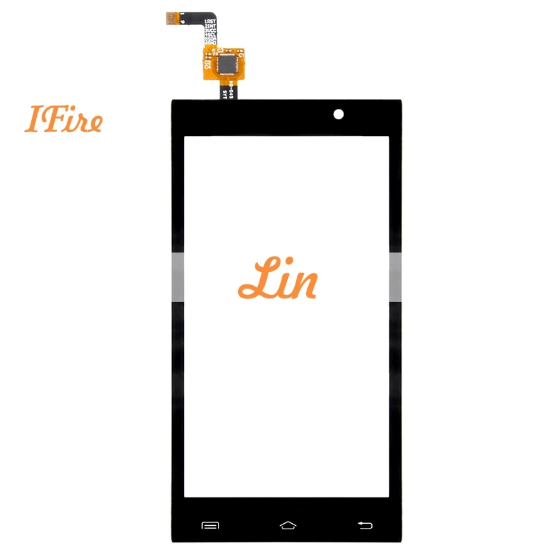 

1PCS New Ifire For Micromax Canvas Fire A104 Black Touch Screen 4.5'' A104 Glass Lens Replacement Free Russian china post+Tools