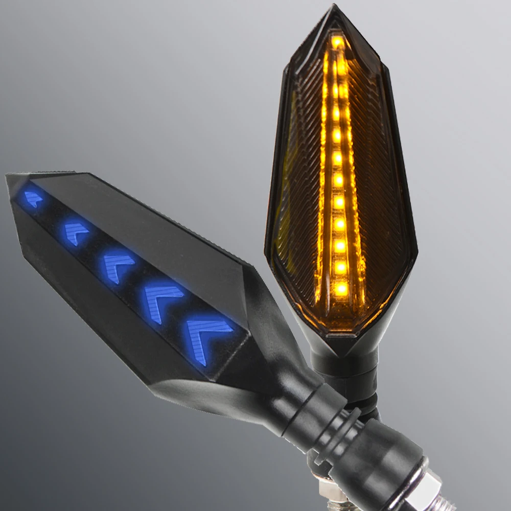 Motorcycle LED Turn Signal Light Indicator Blinker Lamp light For HONDA CBR600RR CBR 600RR 04 2005 2006 2007 2008 2009 2010 2011 - Цвет: yellow - blue