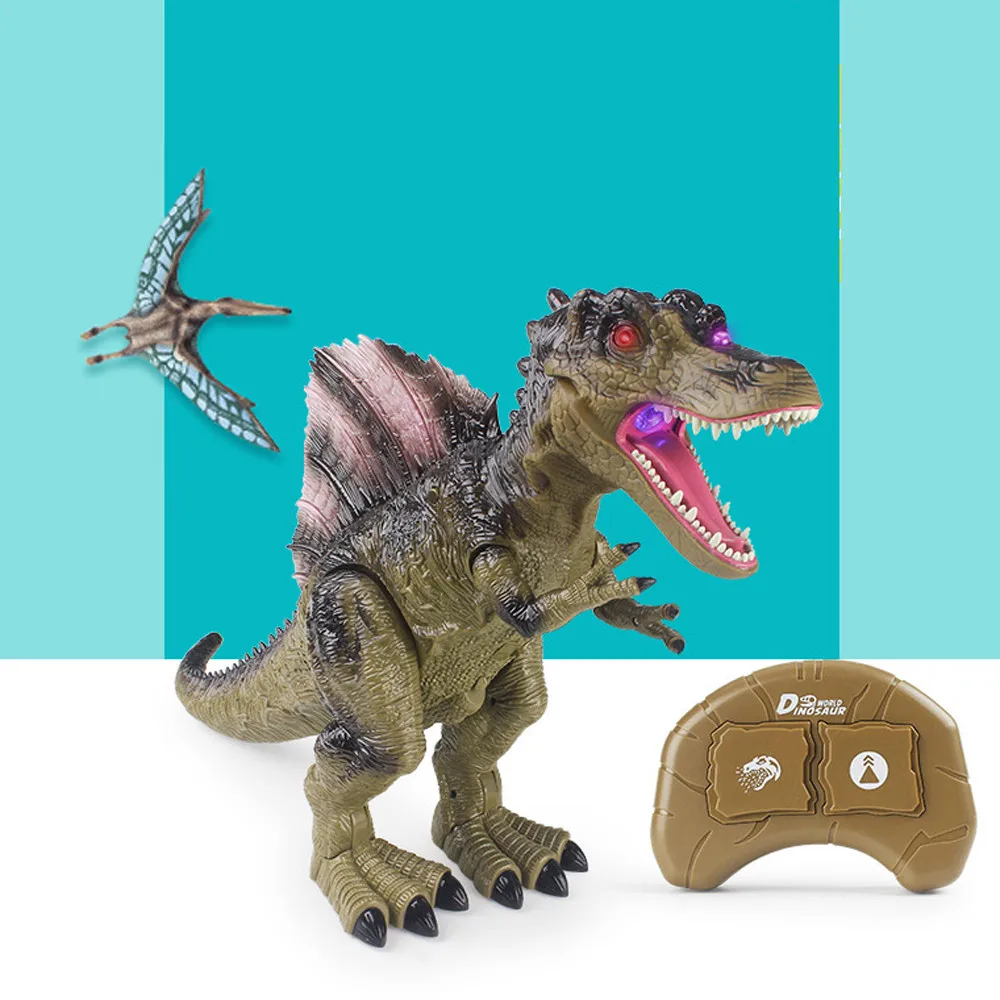 

2018 New Arrival Remote Control Walking Dinosaur Toy Fire Breathing Water Spray Christmas Gift toys for children #M30