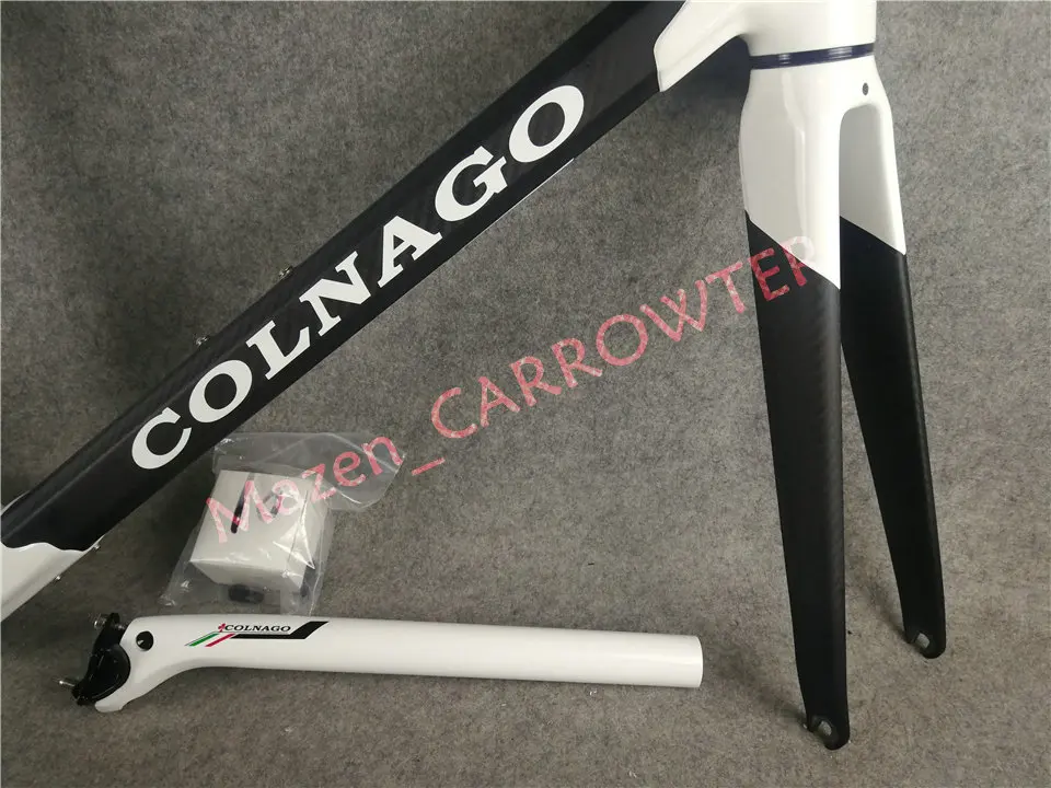 CARROWTER T1000 3K матовый-глянцевый черный белый Colnago C60 карбоновая рама для дорожного велосипеда с BB386 XS/S/M/L/XL на выбор