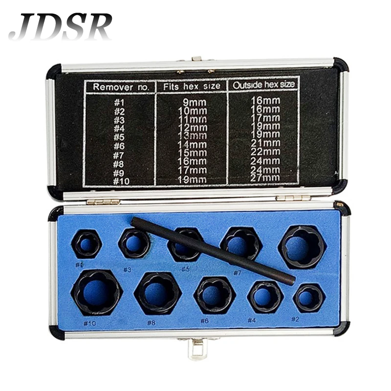 JDSR 11 шт. сломанной Гайка Болт Extractor зубило многоцелевой винт с шестигранной