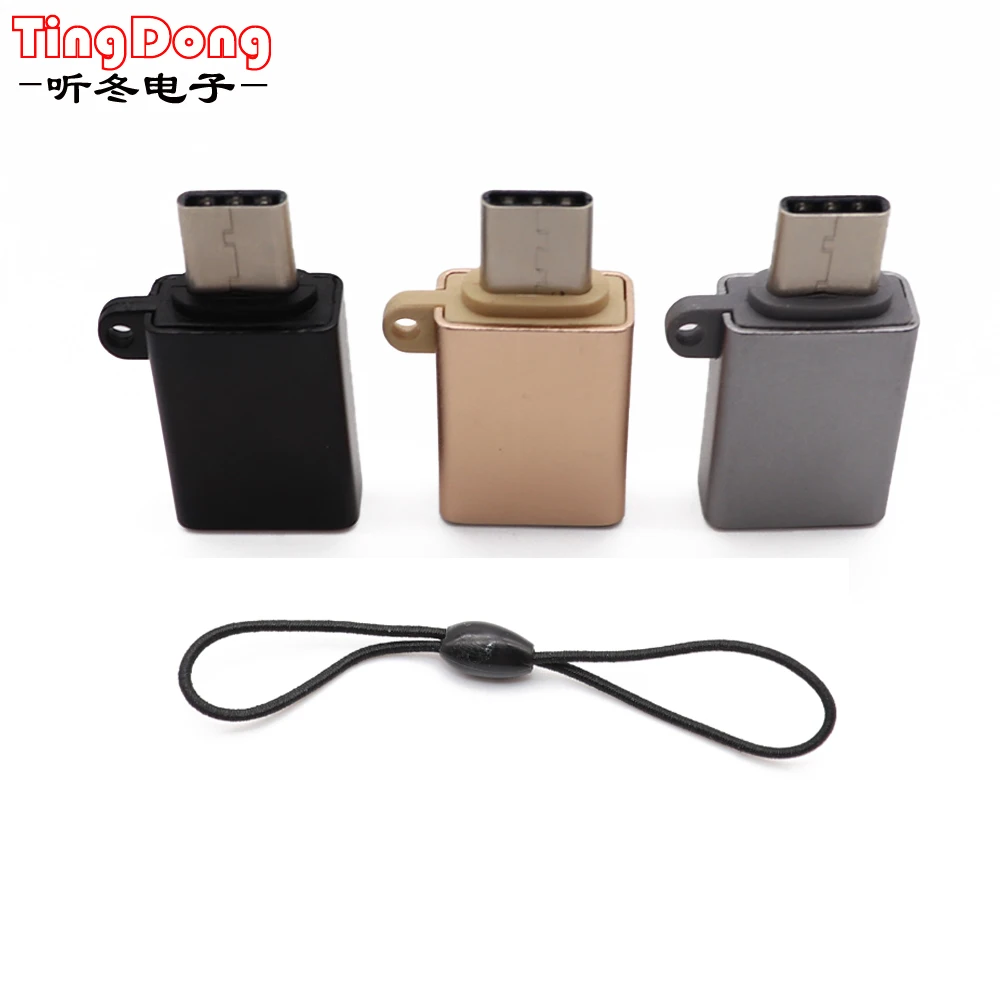Кабель адаптер OTG с Type C на USB 3 0 конвертер для Samsung Galaxy S9 Huawei MacBook OTG|Переходники и