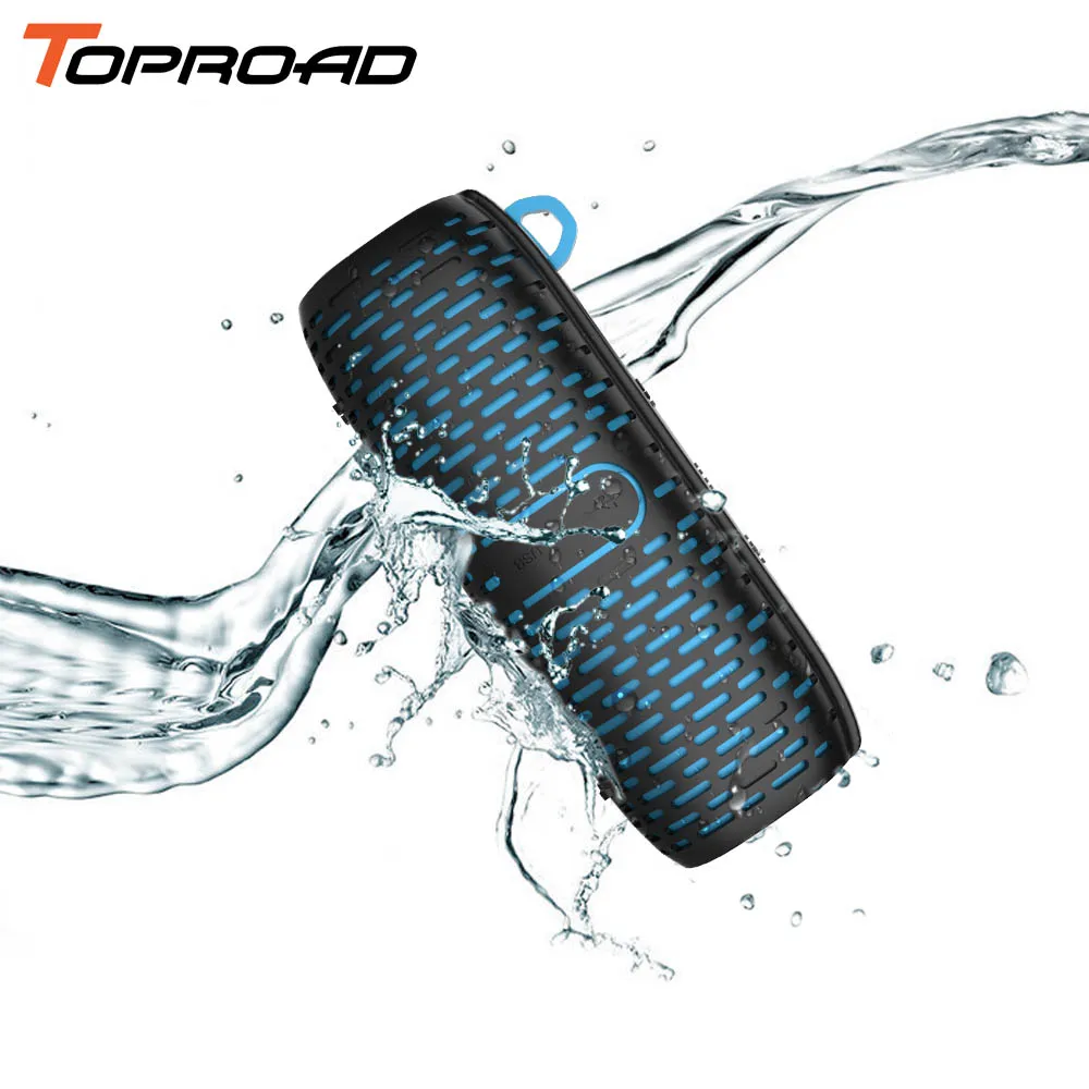 TOPROAD Super Bass Портативный Bluetooth Динамик спорта на открытом воздухе для верховой езды