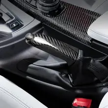 Углеродное волокно Автомобильный Ручной тормоз Ручки Чехол для BMW серии 1 2 3 5 M3 M4 F80 F82 F83 аксессуары для интерьера