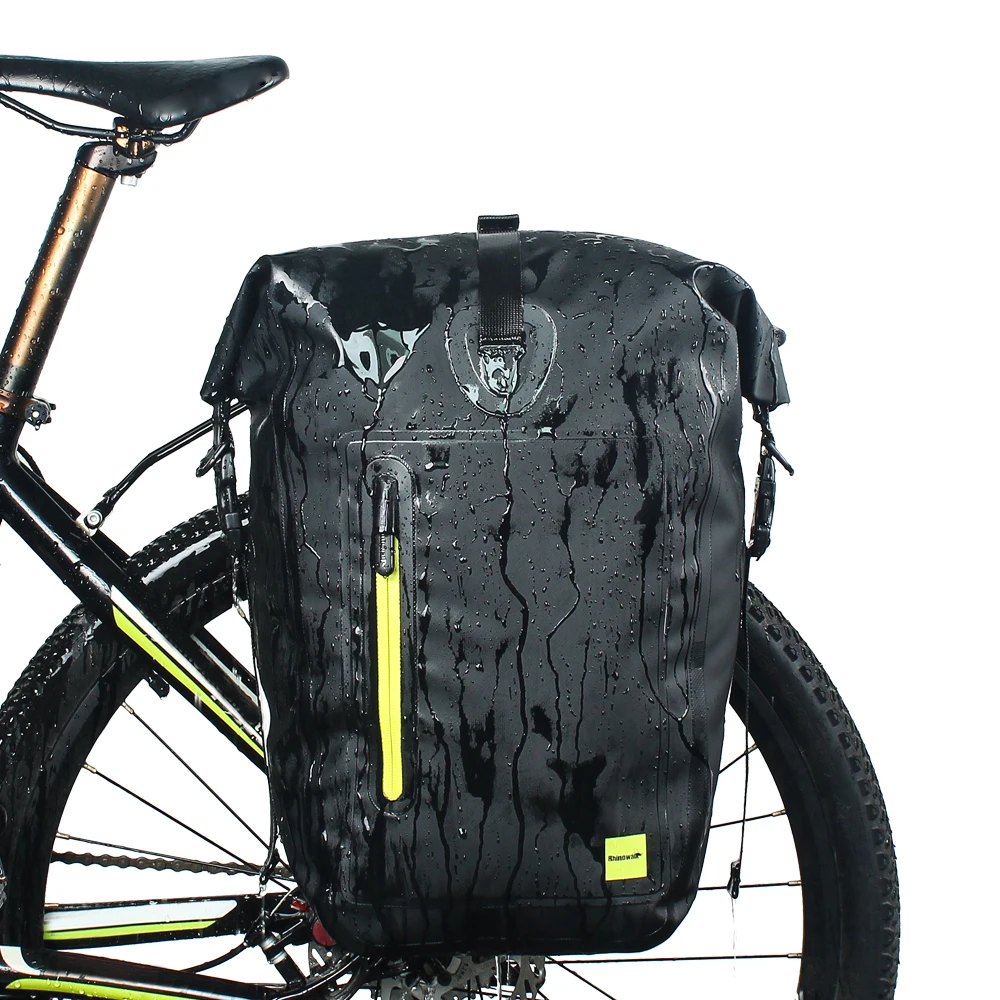 

25L Waterproof Bike Bag MTB Road Bike Bicycle Rear Rack Pannier Bag Cycling Rear Seat Bag Shoulder Bag Bike Accessories