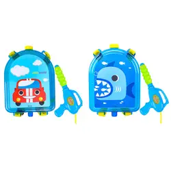 Летние Детские водяные игрушки Детский Рюкзак Вода ПВХ обои с изображением пляжа насос воды игрушки мультфильм воды рюкзак для игрушек