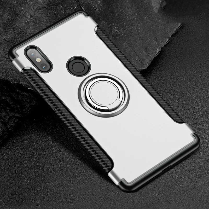 pouch phone Finger Ring 360 Full Protect Case For Xiaomi Mi Mix 2S Mix 2 / For Xiaomi Mi Note 3 Max 3 A1 A2 Cover Case For Xiaomi Mi 6 Mi8 phone pouch case