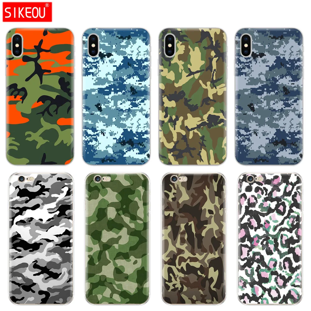 Силиконовый чехол для Iphone 6X8 XS 11 pro Max XR 7 6s 5 5s SE 2020 Plus 10 телефона крутой военный