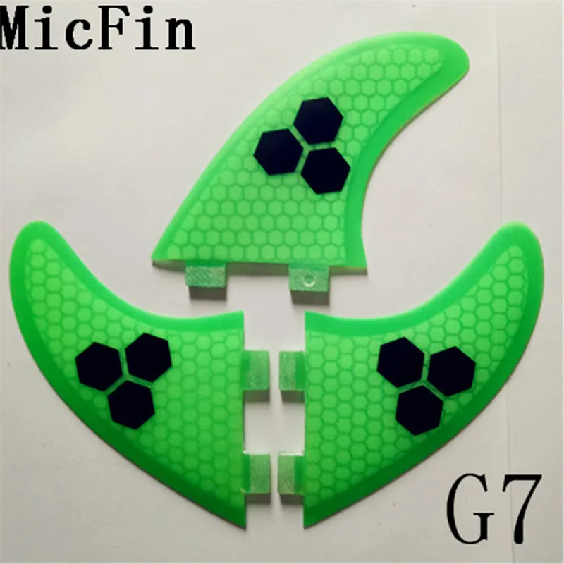 Горячие продажи FCS G7 плавники для серфинга с стекловолокном соты для серфинга размер L 3 шт./компл. MICFIN - Цвет: G7