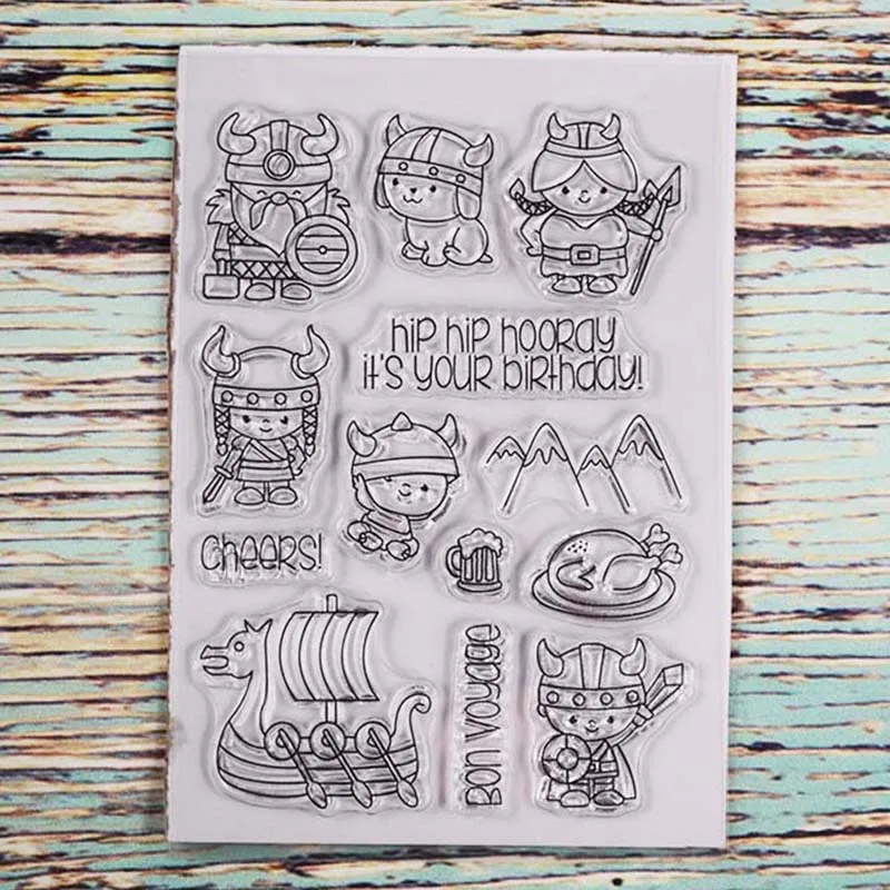 

Dragon boat Transparent clear stamp for DIY Scrapbooking/Card Making/Kids Christmas Fun Decoration Supplies