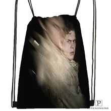 Изготовленная на заказ Evan-Peters походная сумка на шнурке милый рюкзак для детей(черная спинка) 31x40 см#180611-01-15